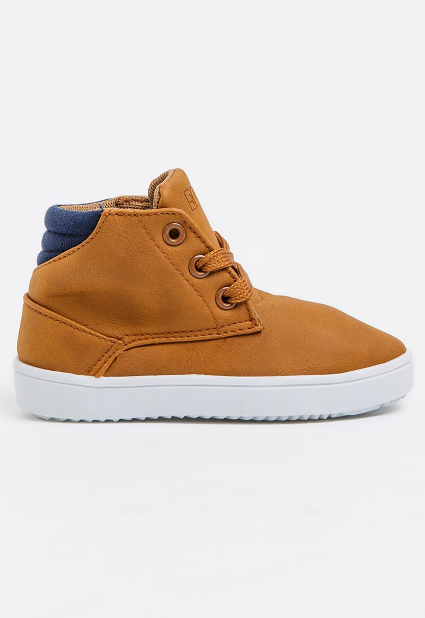 SOVIET - Liverpool Hi Cut Boots Tan