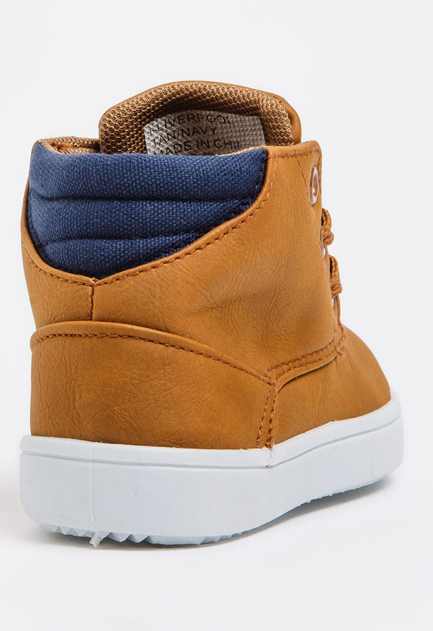 SOVIET - Liverpool Hi Cut Boots Tan