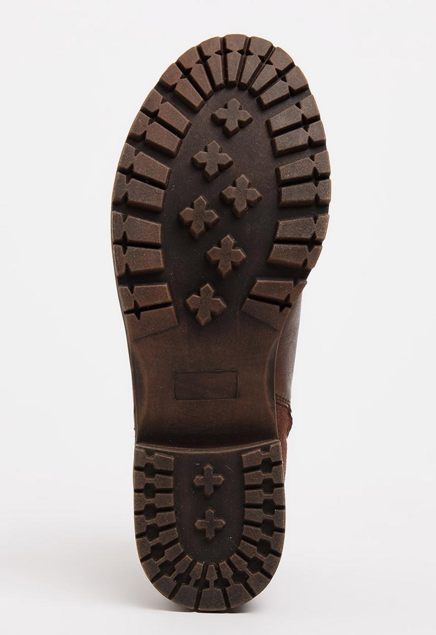 Sarah J - Buckle Detail Ankle boots Mid Brown