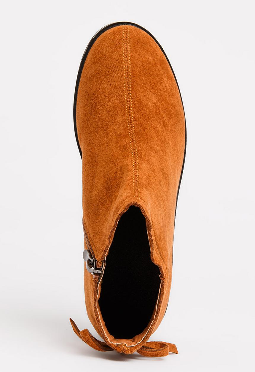 Pop Candy - Girls Ankle Boot Tan