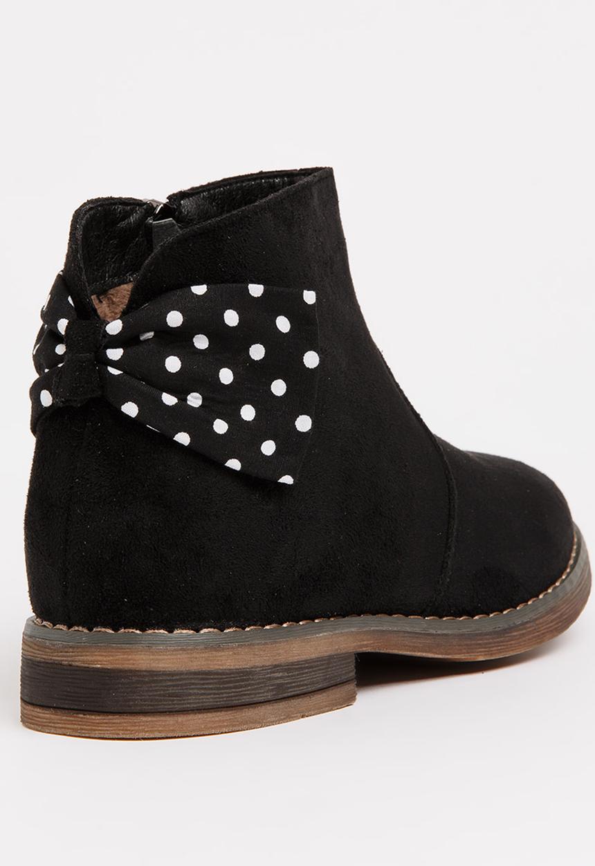Pop Candy - Girls Ankle Boot Black