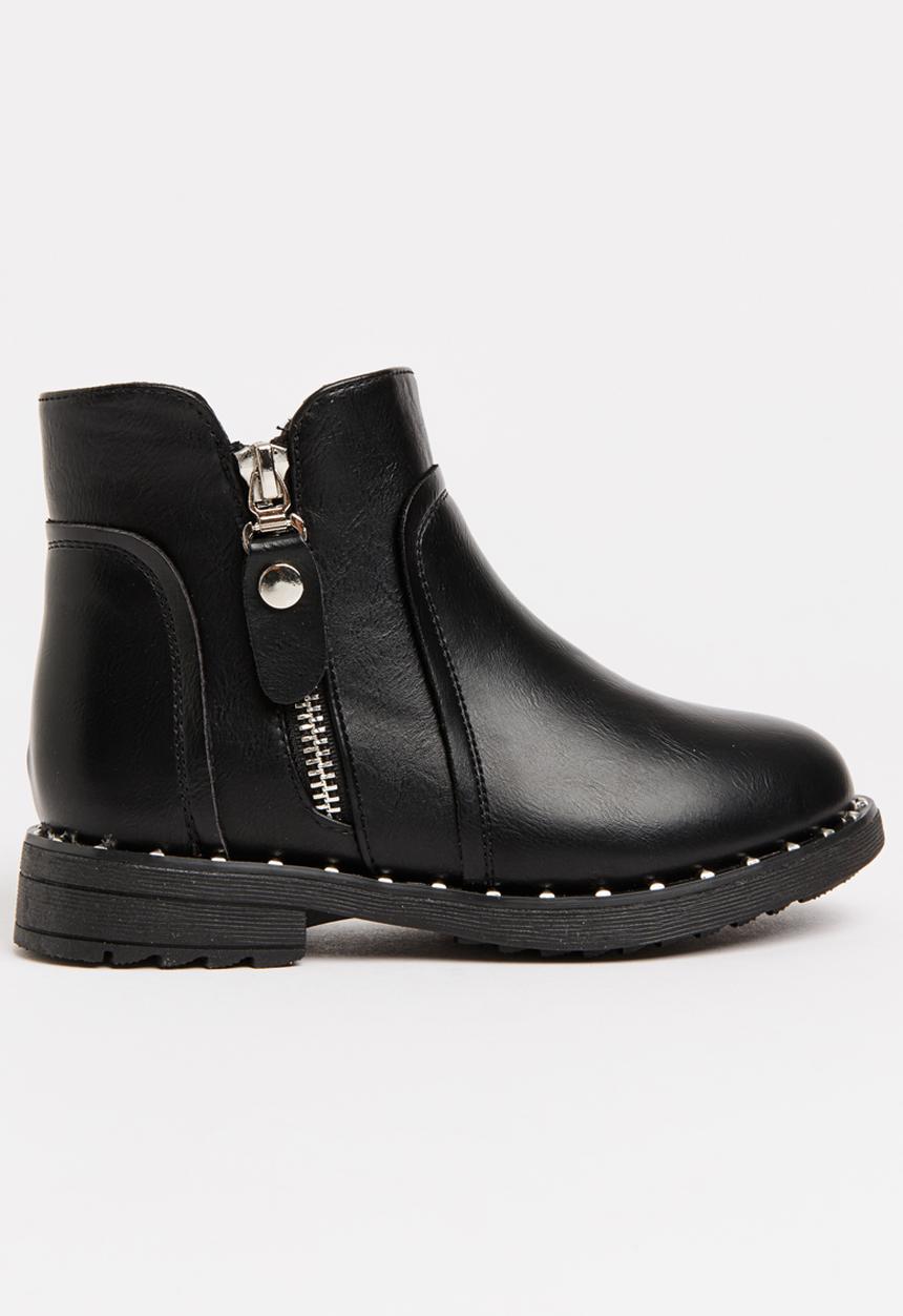 Pop Candy - Girls Ankle Boot Black