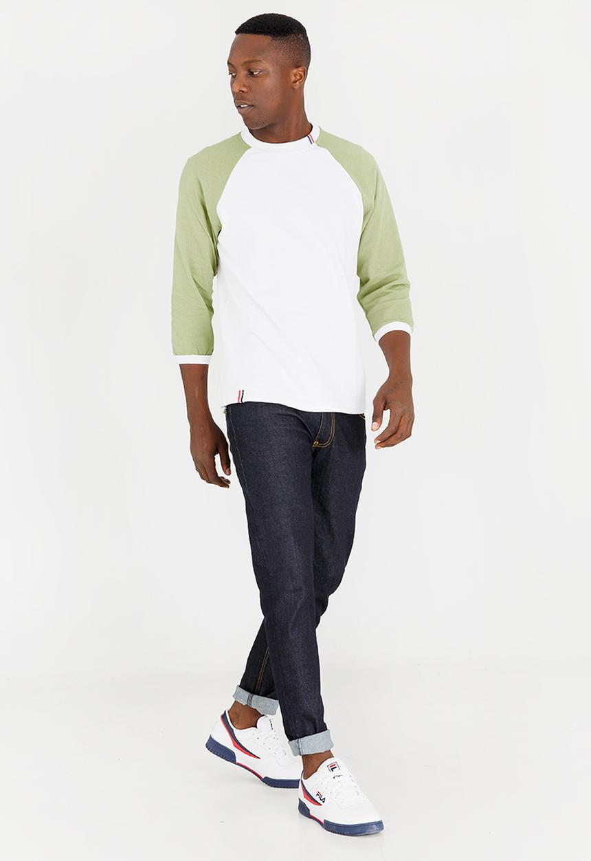 STYLE REPUBLIC - Raglan Box Tee White