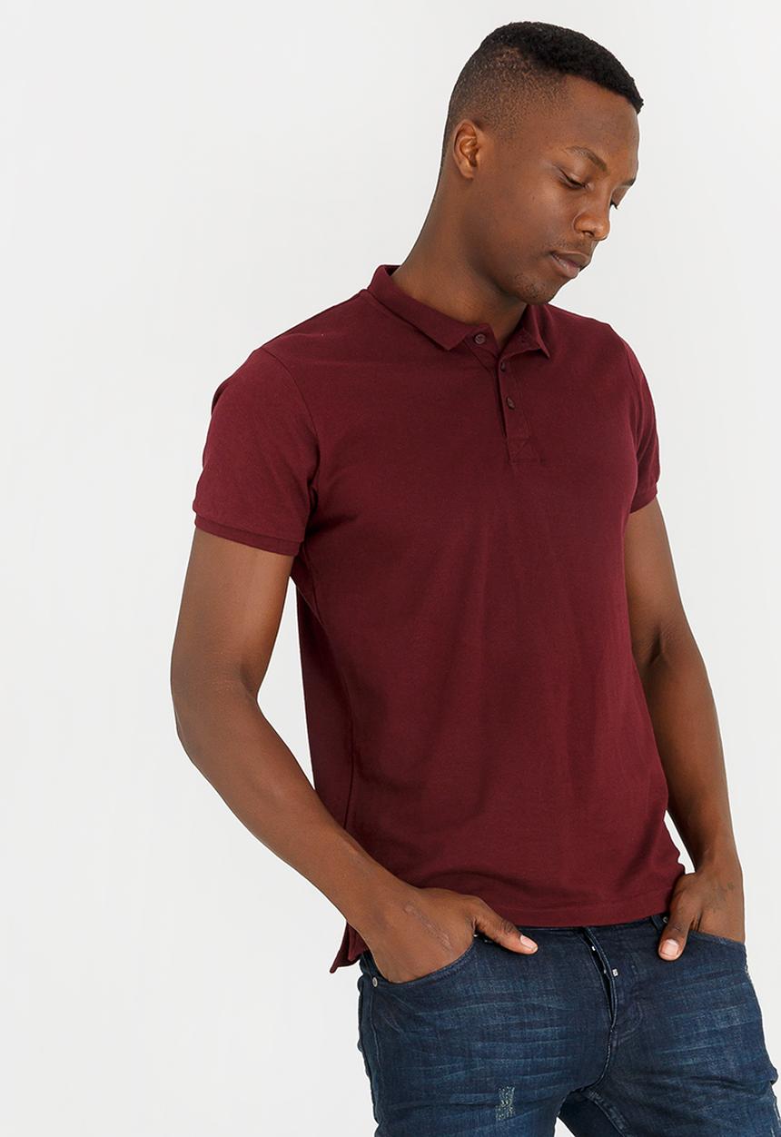 Brave Soul - Fyodor Cotton Golfer Burgundy