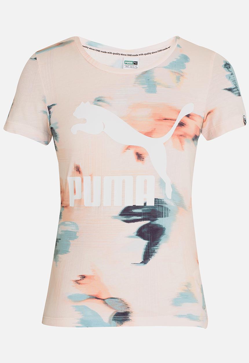 PUMA - Classics AOP Tee Pearl