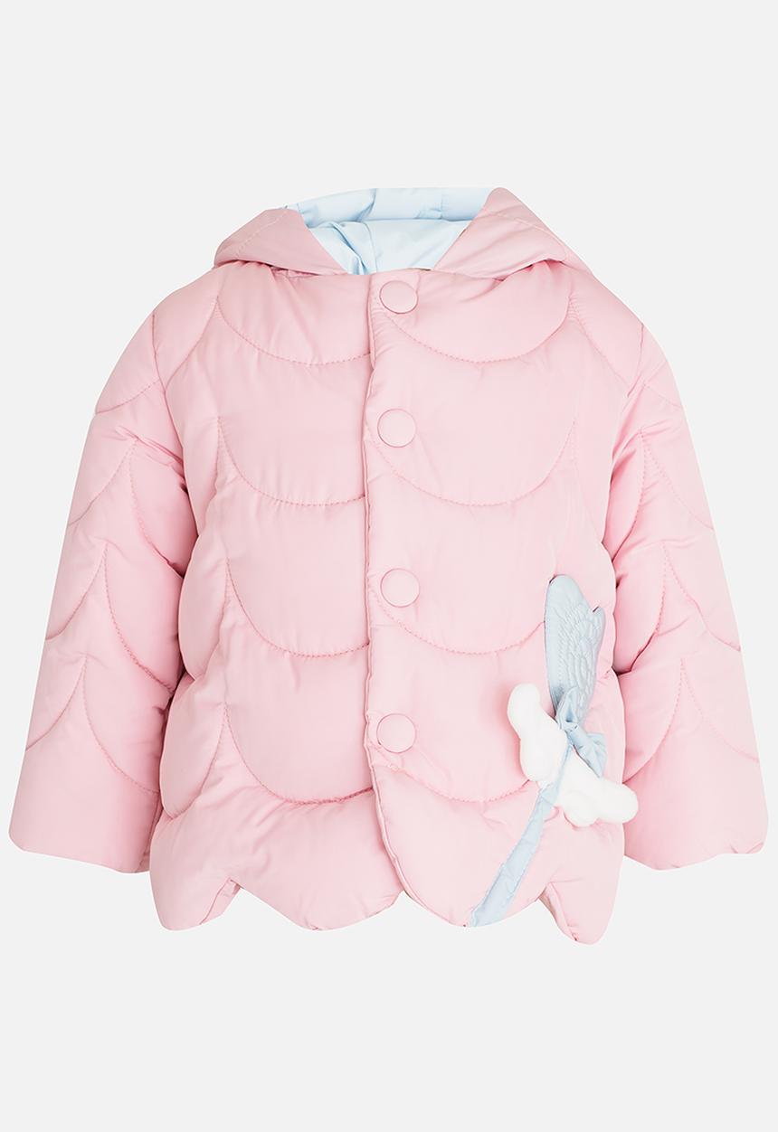 Pop Candy - Girls   Puffer Jacket Pale Pink