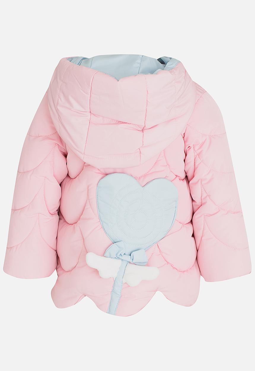 Pop Candy - Girls   Puffer Jacket Pale Pink