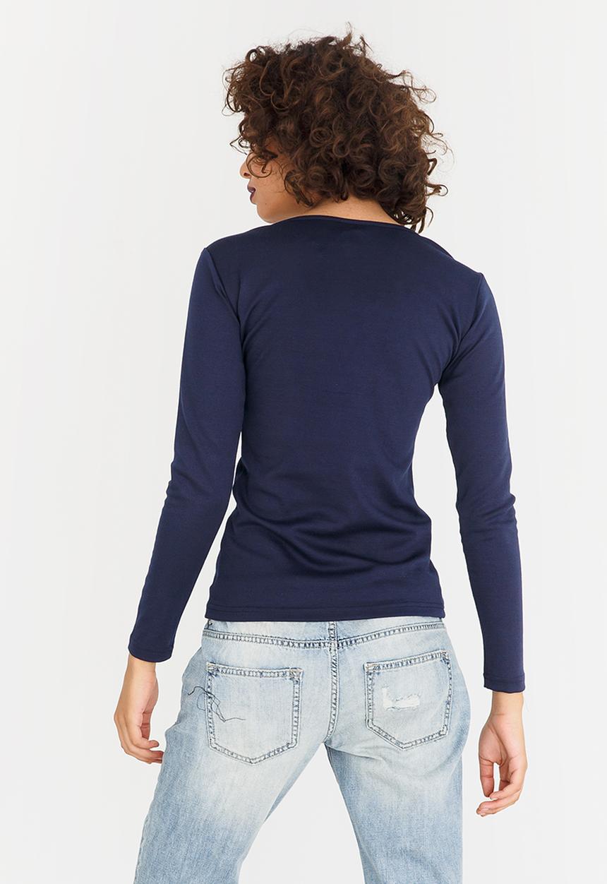 c(inch) - Zip Detail Top Navy