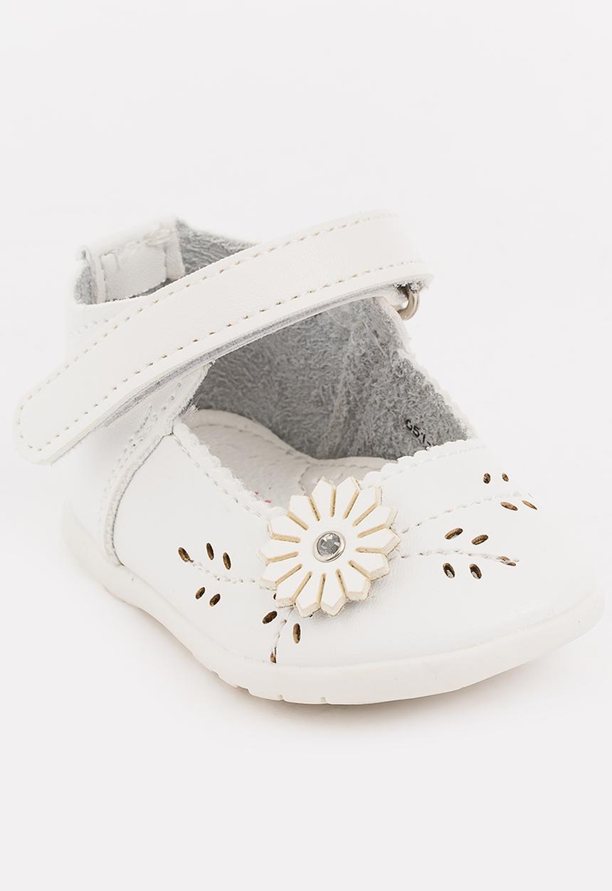 Bubblegummers - Velcro Strap Sandals White