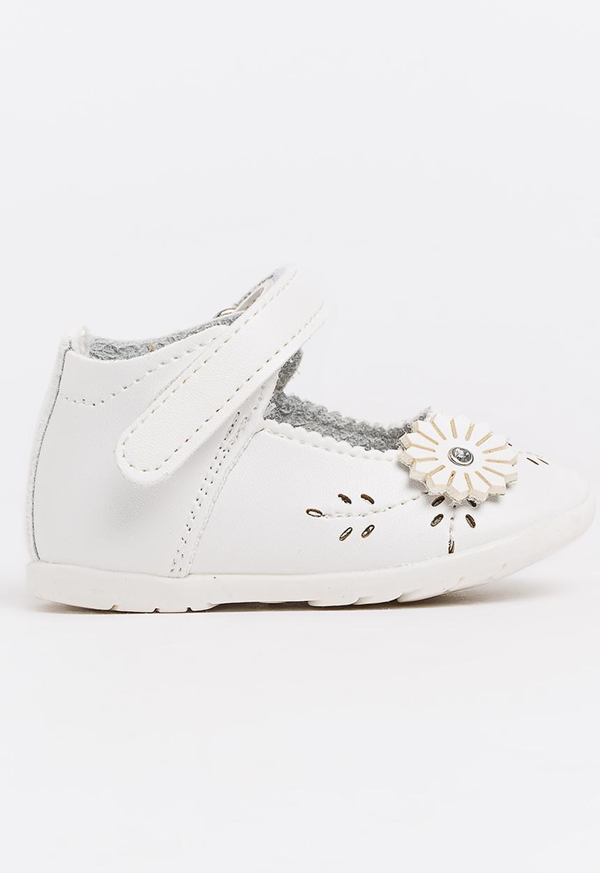 Bubblegummers - Velcro Strap Sandals White