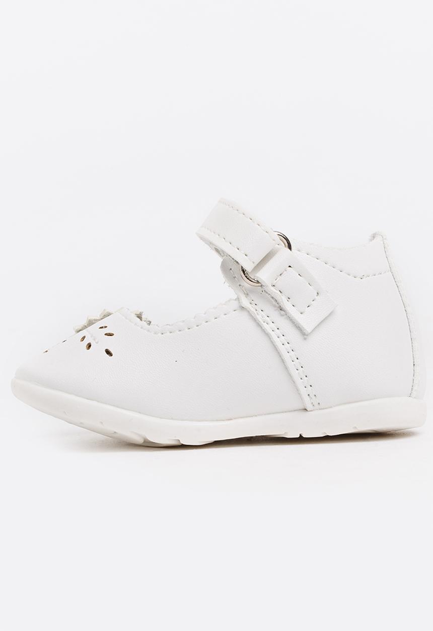 Bubblegummers - Velcro Strap Sandals White