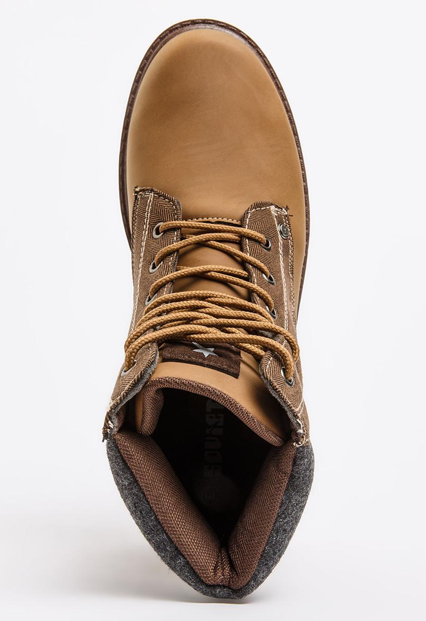 SOVIET - Mick Jagger Adventure Hi Boots Mid Brown