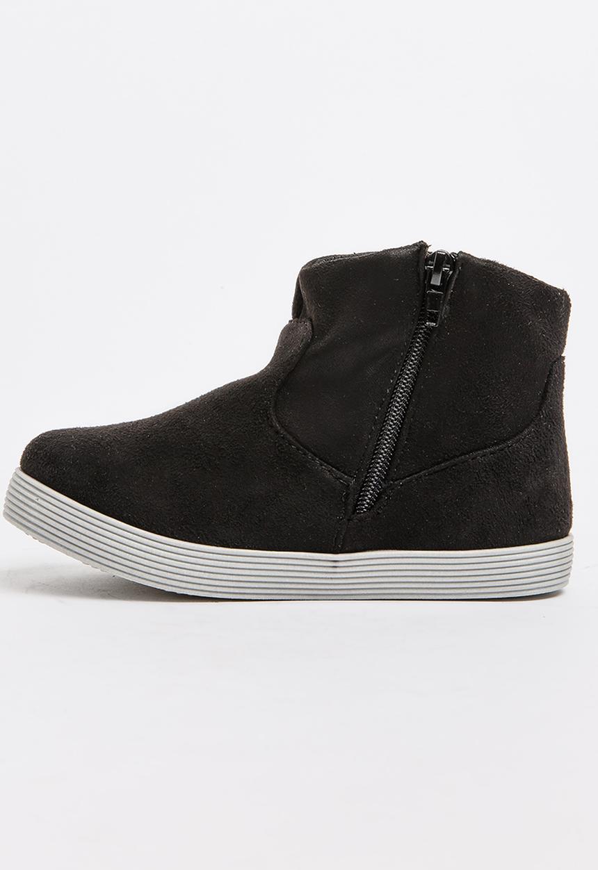 Jumbo - Flower Print Boot Black