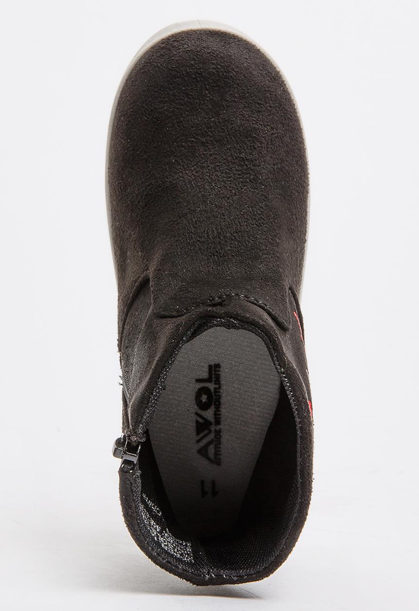 Jumbo - Flower Print Boot Black