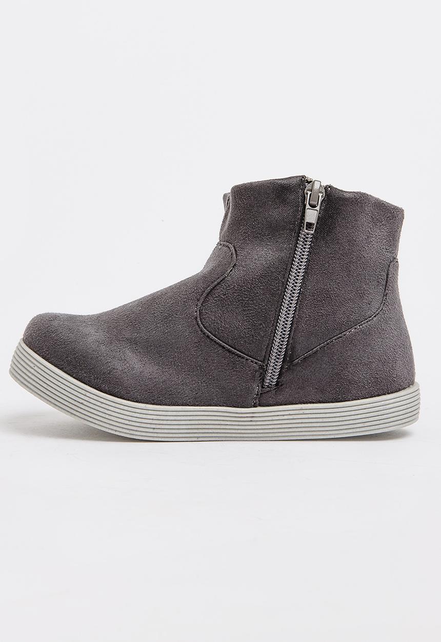 Jumbo - Flower Print Boot Grey