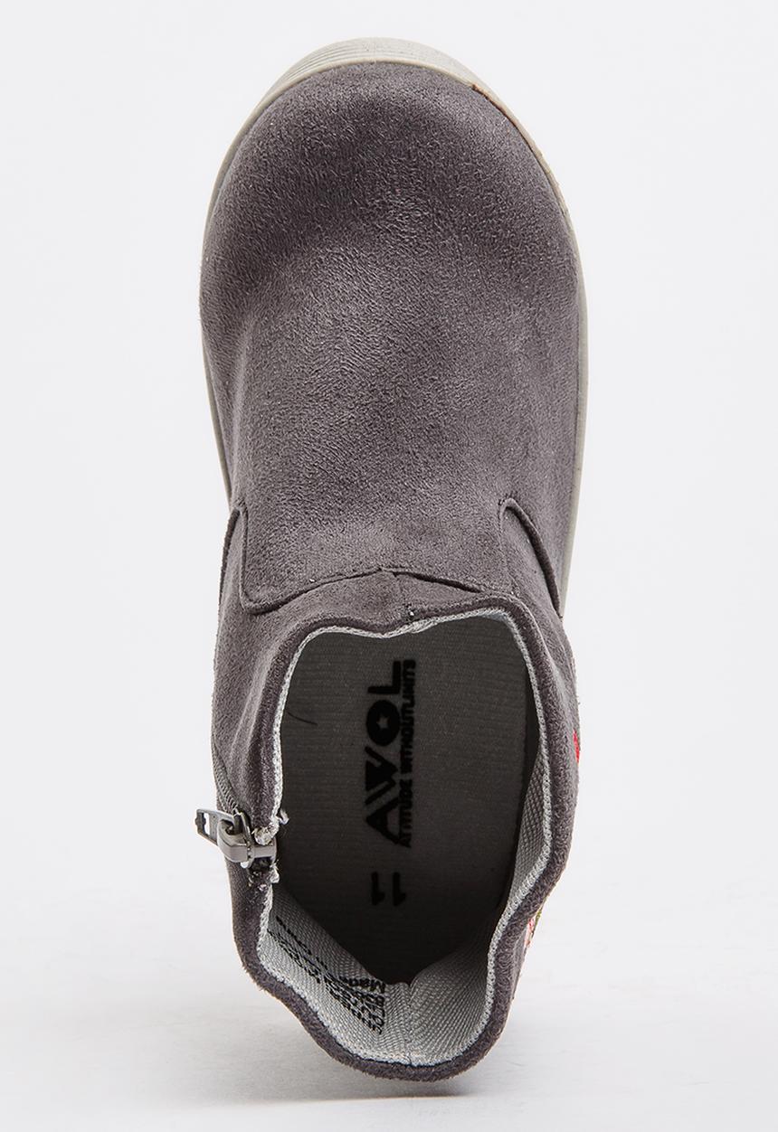 Jumbo - Flower Print Boot Grey