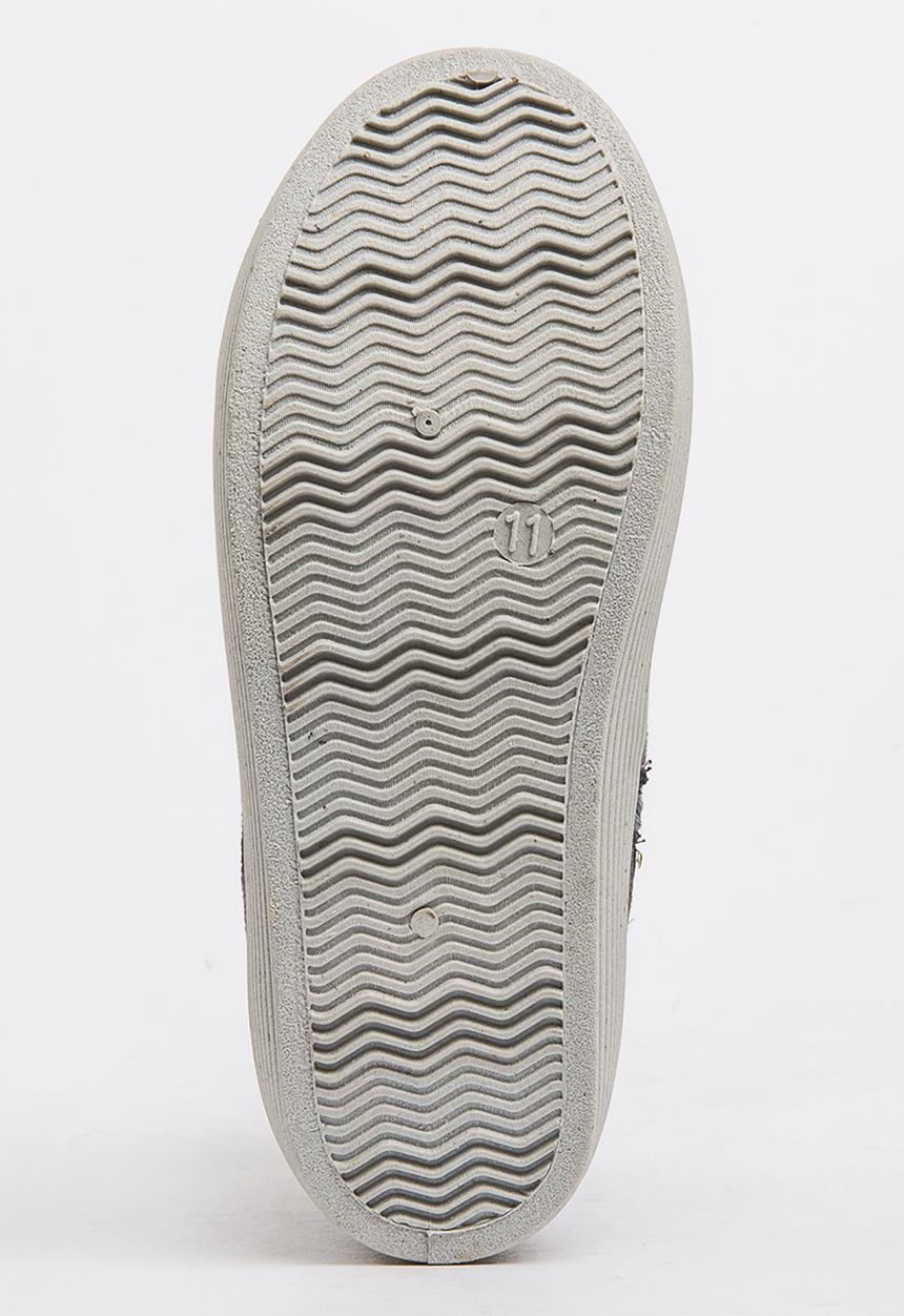 Jumbo - Flower Print Boot Grey