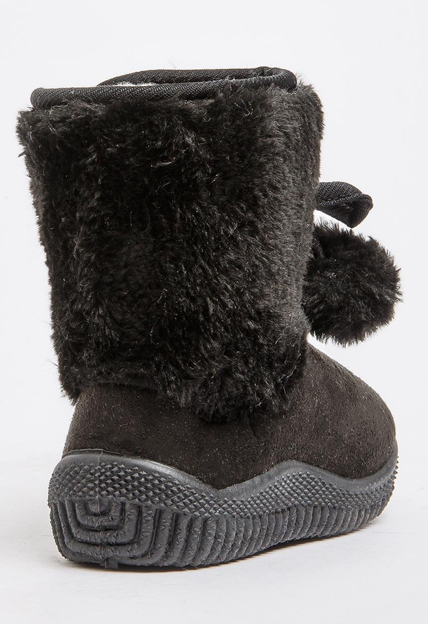Jumbo - Faux Fur Boot Black