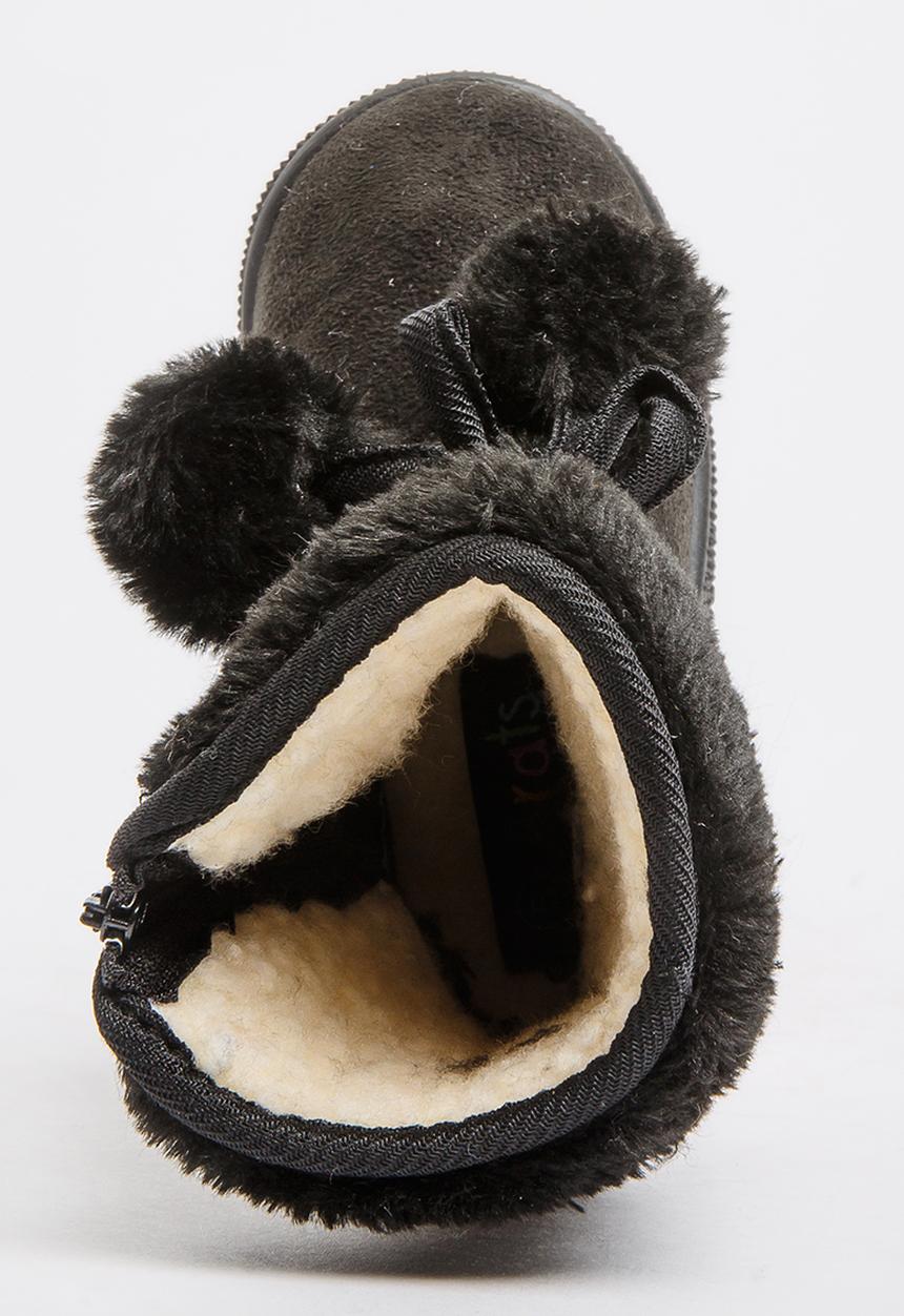 Jumbo - Faux Fur Boot Black