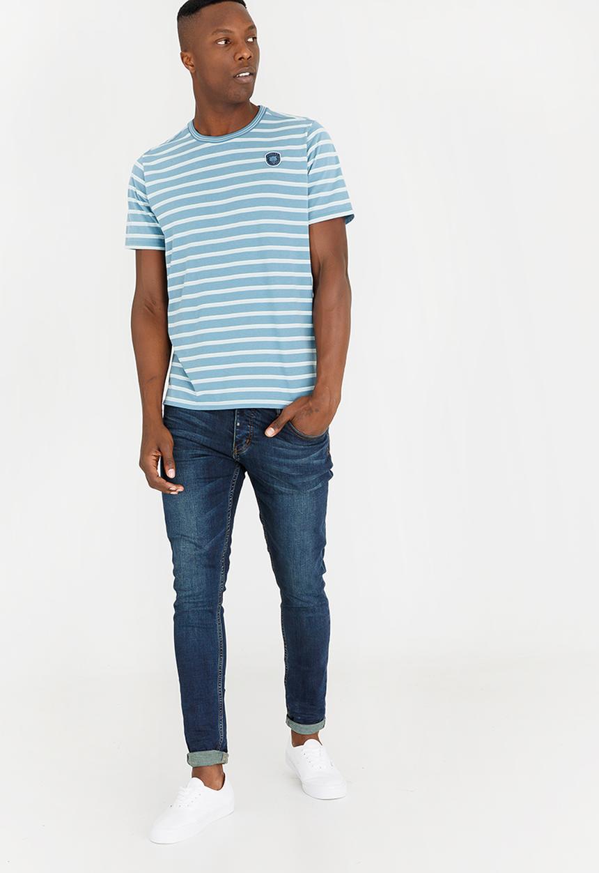 Hurley - Oaxaca Dri-Fit Crew T-Shirt Mid Blue