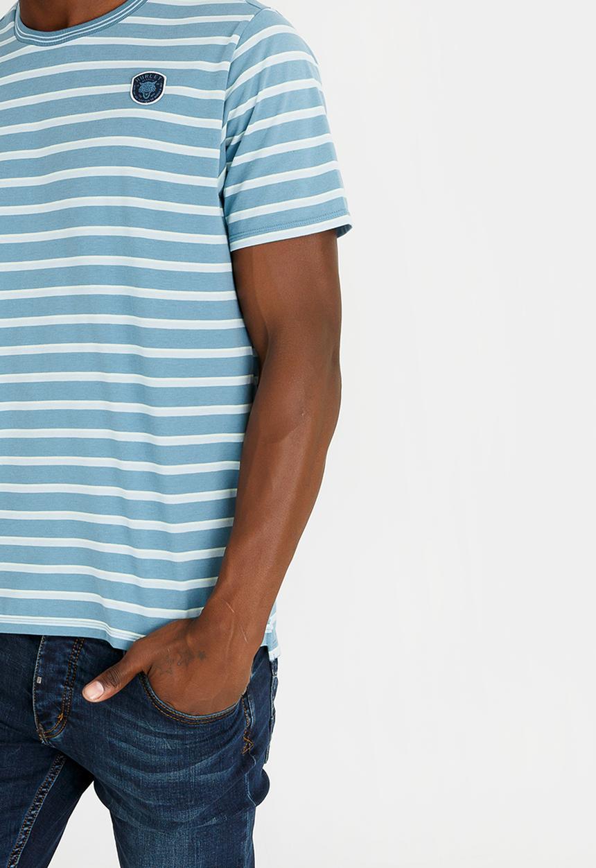 Hurley - Oaxaca Dri-Fit Crew T-Shirt Mid Blue