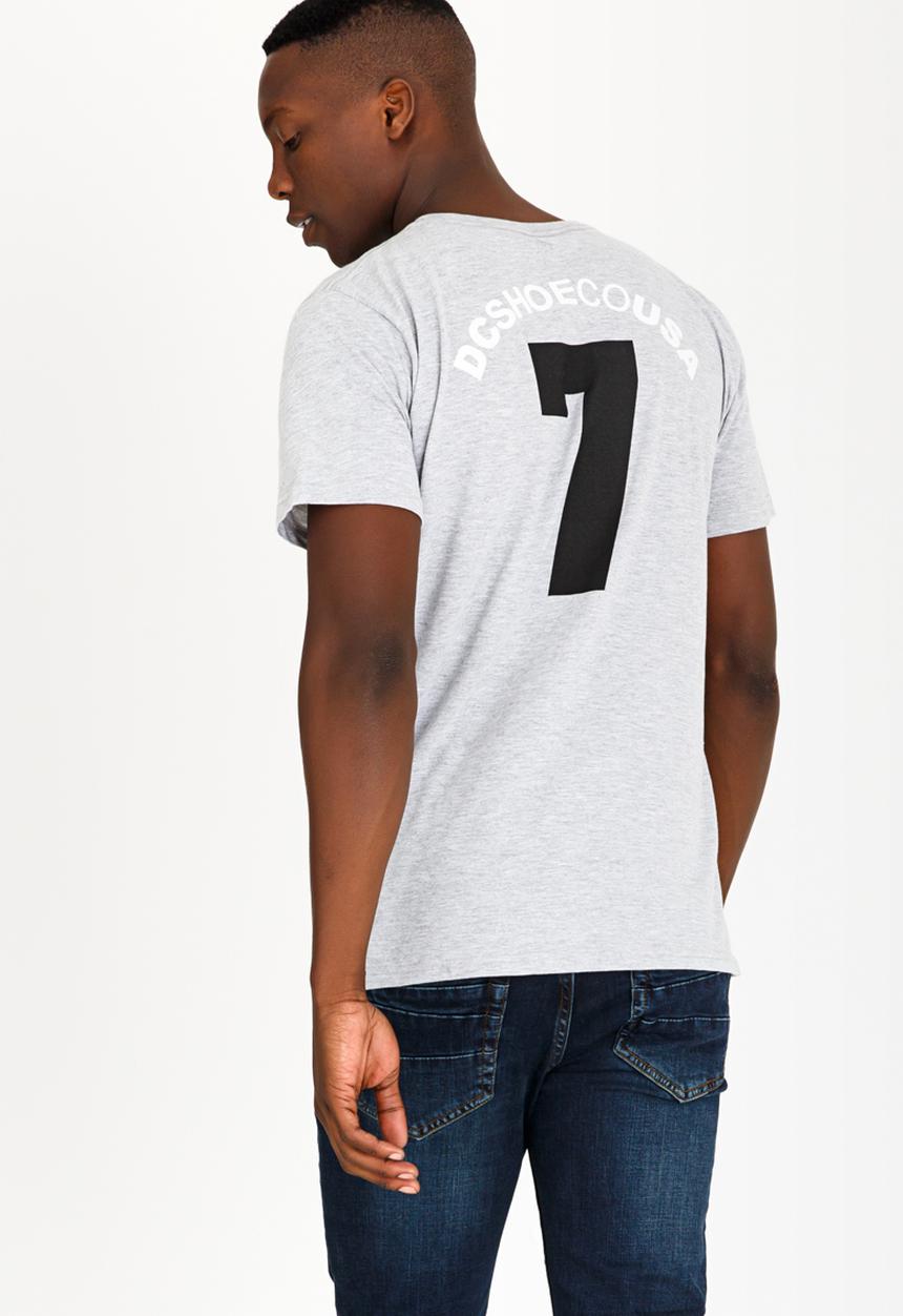 DC - Lucky Seven Cotton Tee Grey Melange