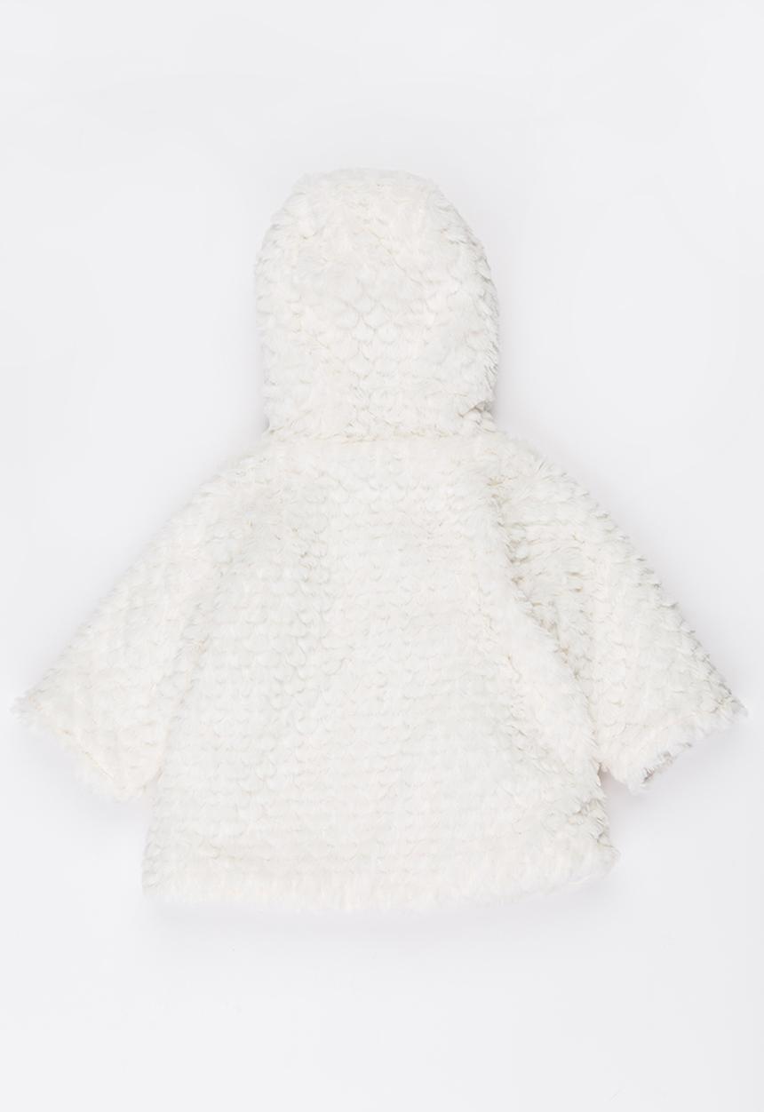 MINOTI - Textured Fur Jacket Off White