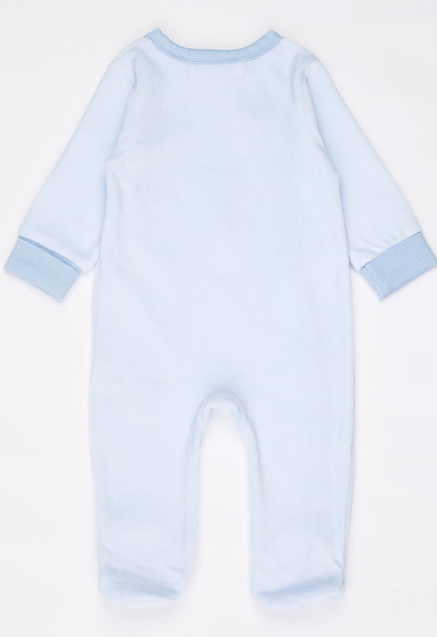 MINOTI - Velour sleep suit - blue 