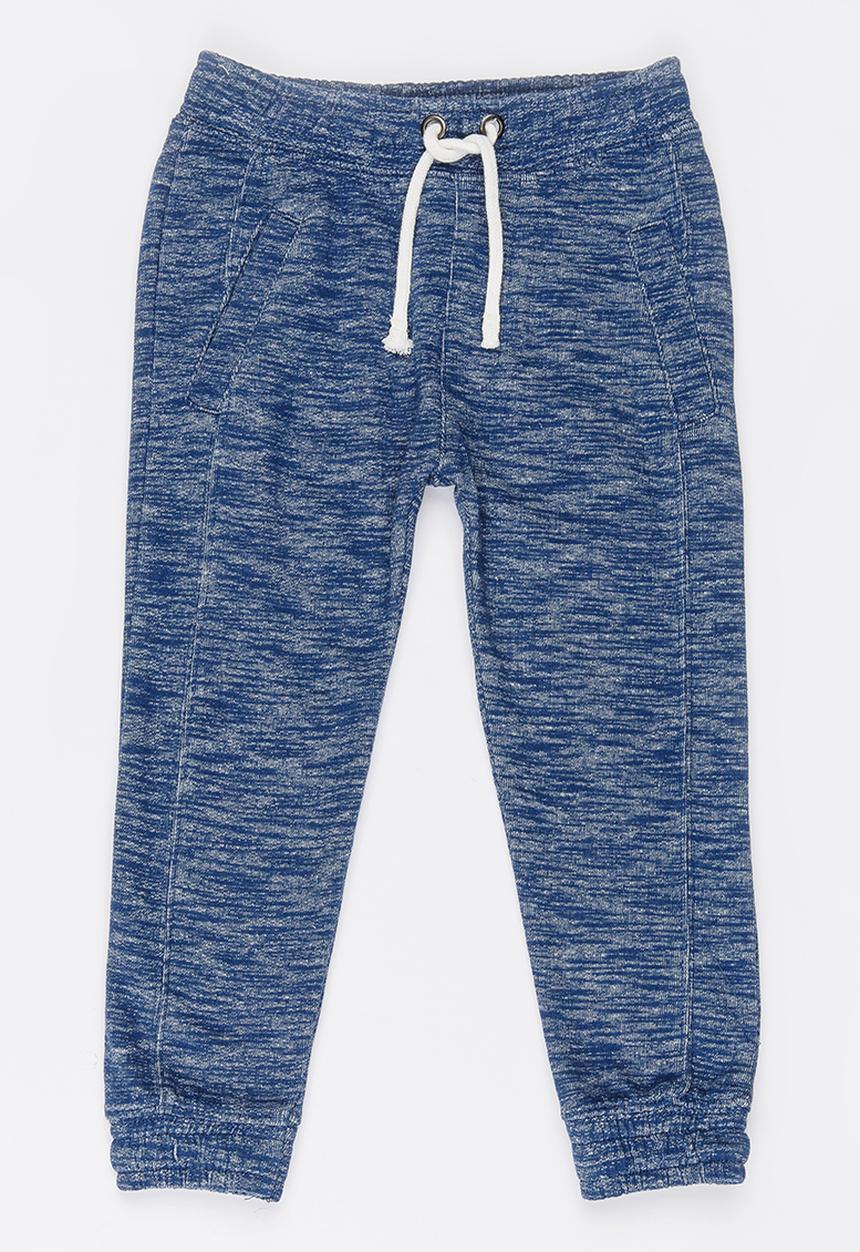 MINOTI - Speckled Fleece Skinny Jogger Navy