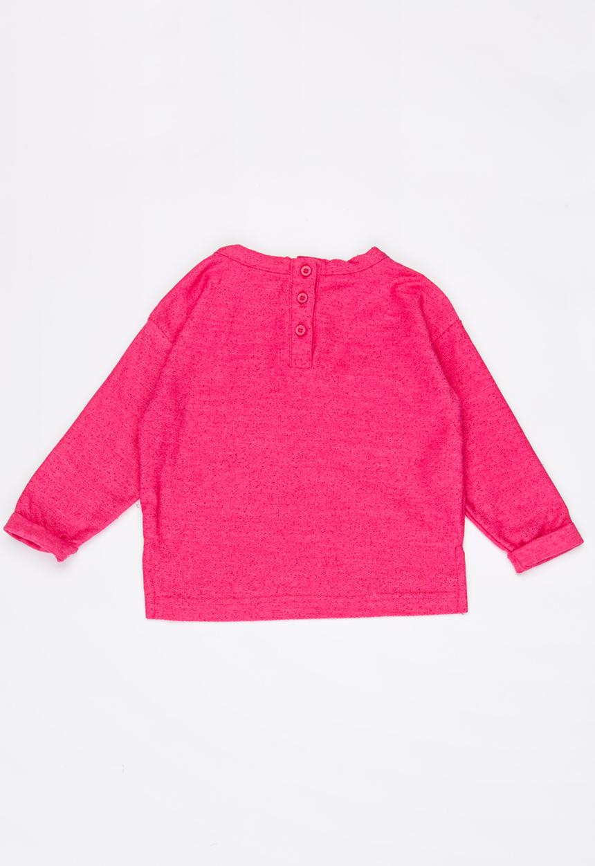 MINOTI - Slouch Printed Flecks Jumper Pale Pink