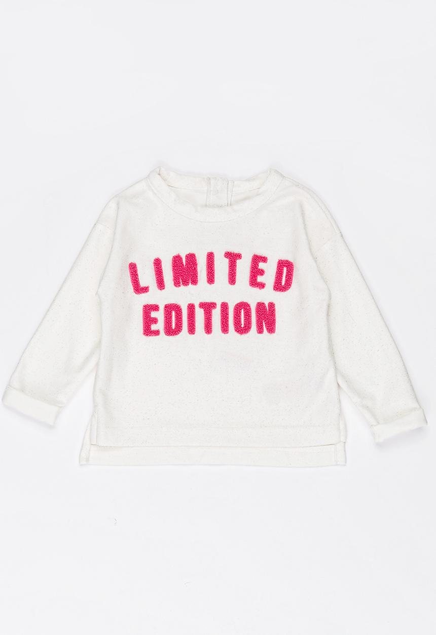 MINOTI - Slouch Printed Flecks Jumper Cream
