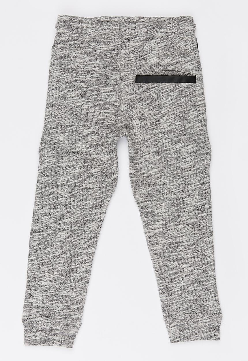 MINOTI - Space Dyed Jogger with PU Panels Grey