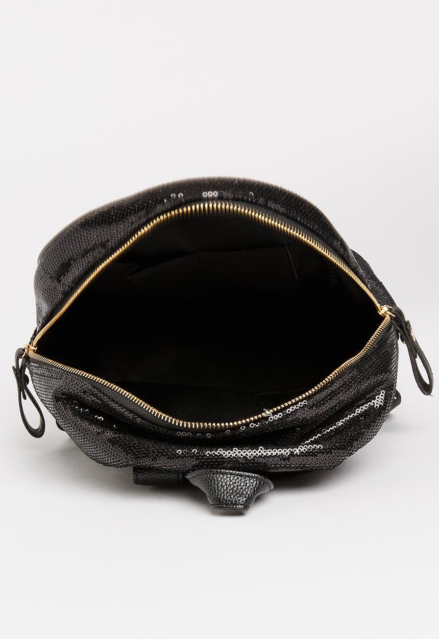 Pop Candy - Girls Sequin Backpack Black