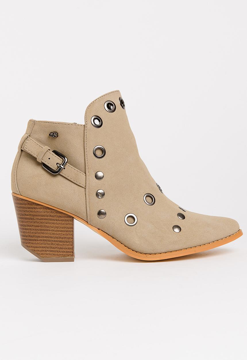 Miss Black - Dorris Ankle Boots Nude