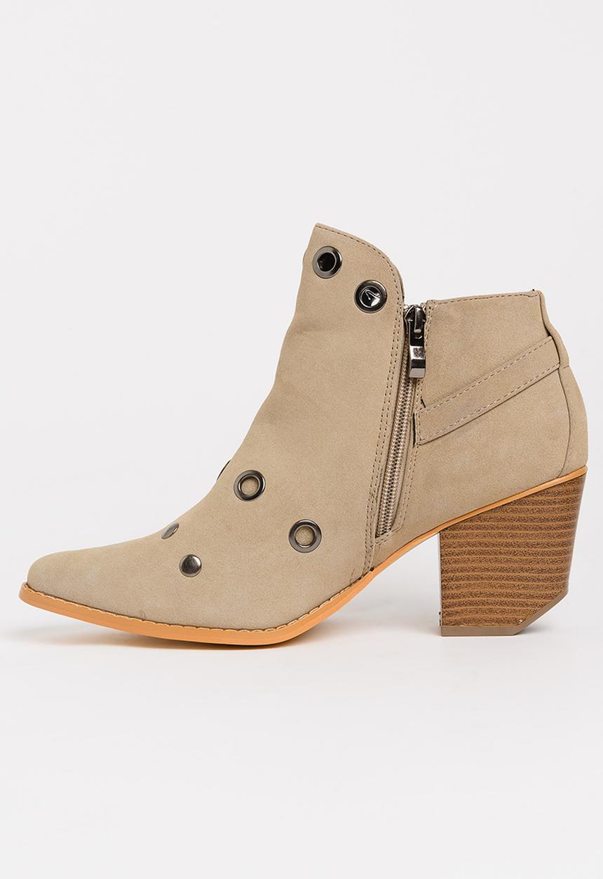 Miss Black - Dorris Ankle Boots Nude