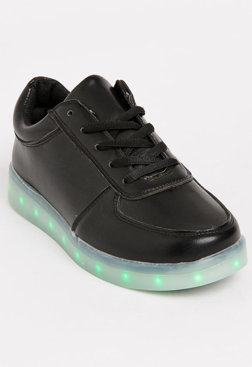 Pop Candy - Light Up Rechargeable Sneaker Black
