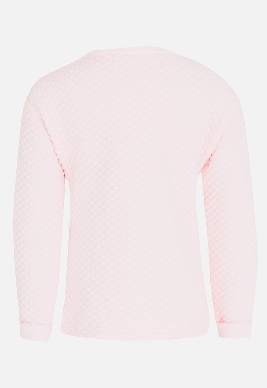 MINOTI - Printed Fleece Slouch Jumper Pale Pink