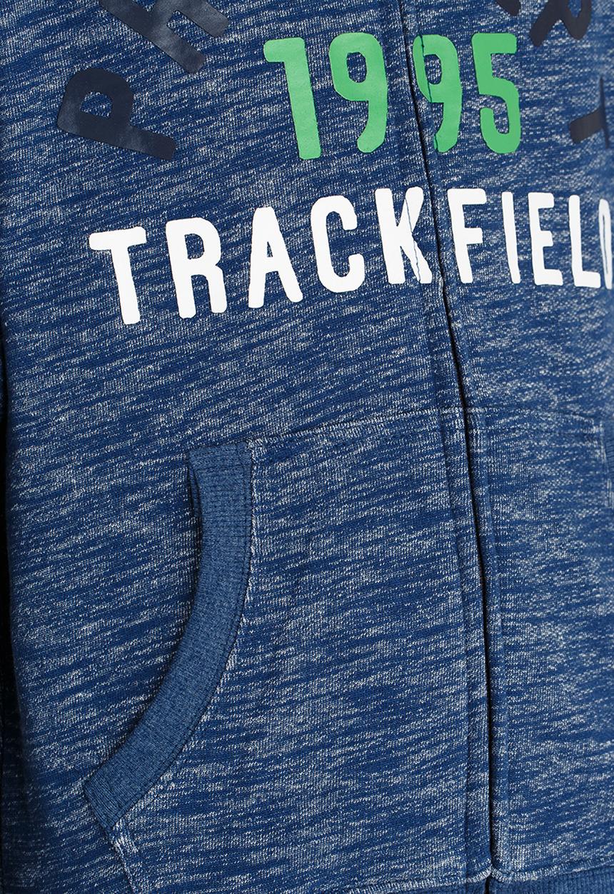 MINOTI - Printed Marl Hoodie Grey