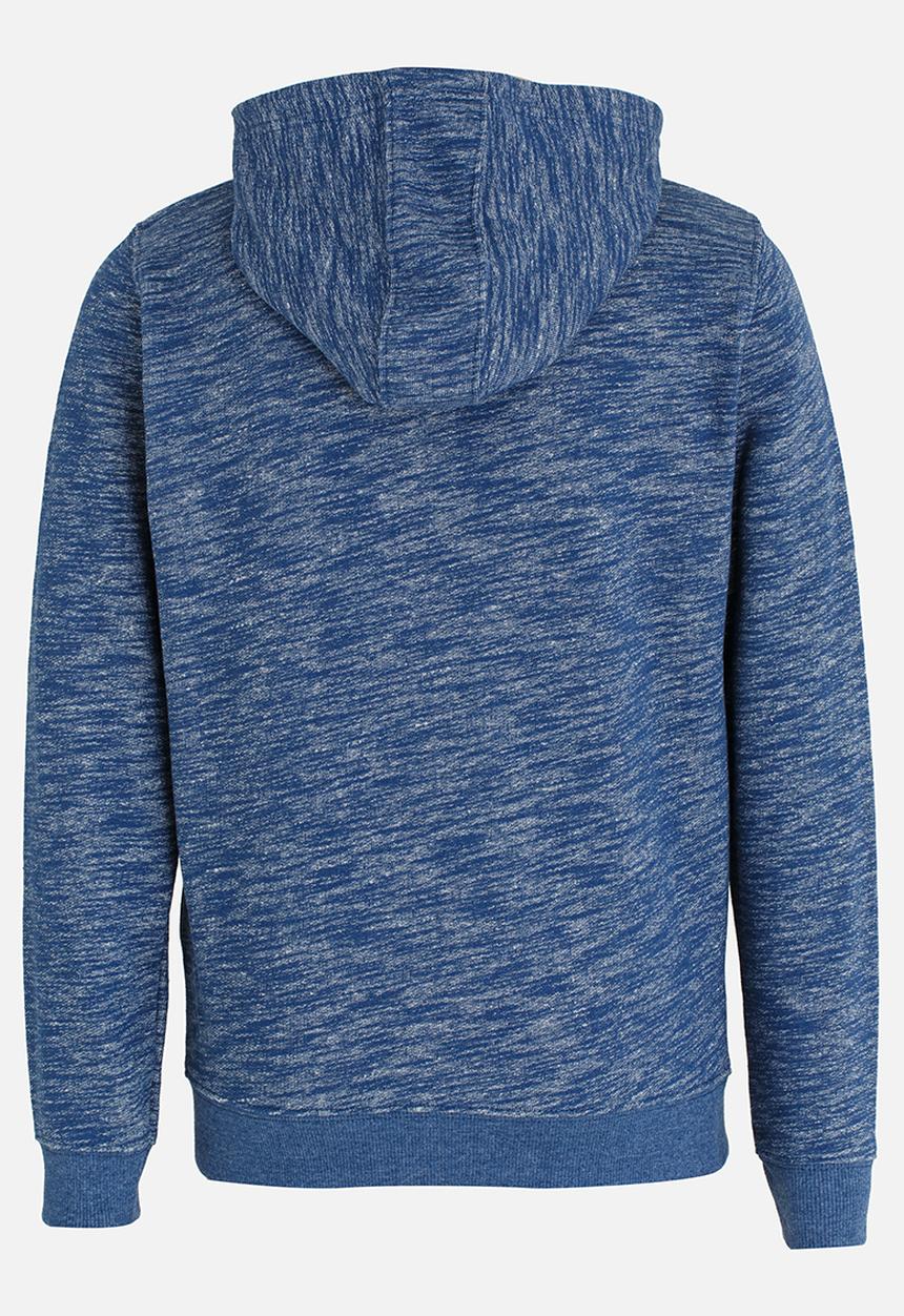MINOTI - Printed Marl Hoodie Grey