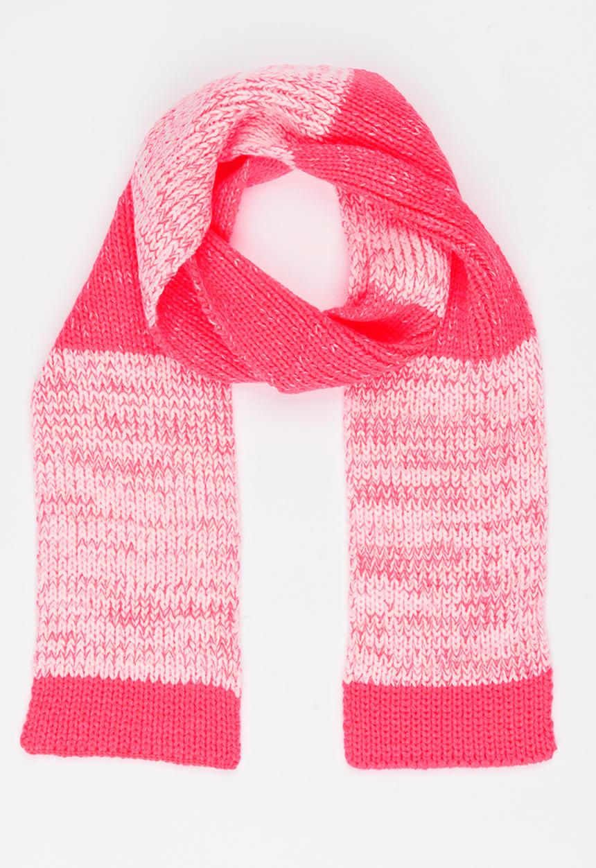 MINOTI - Extra Long Stripe Scarf Coral