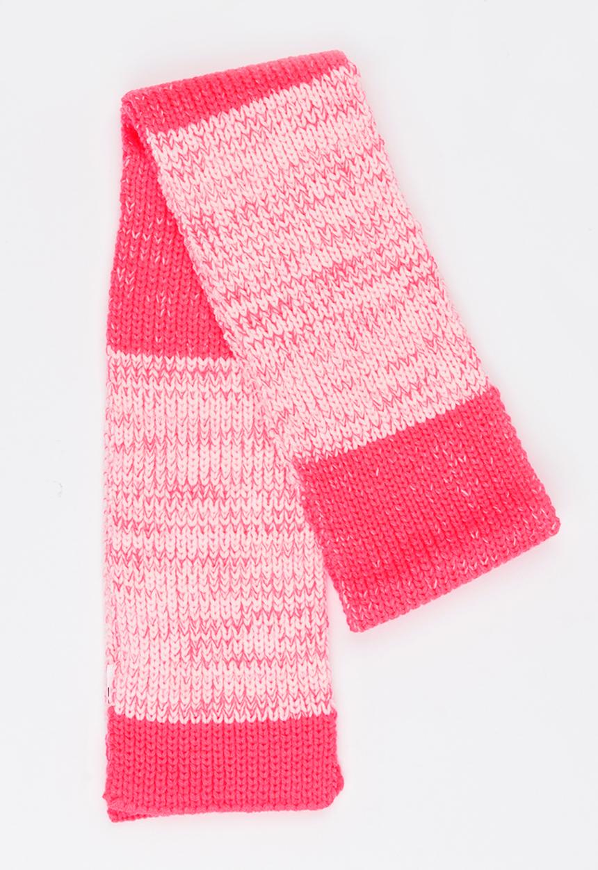 MINOTI - Extra Long Stripe Scarf Coral