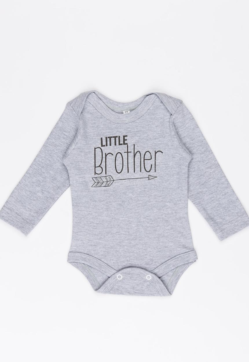 Funky Shop - Slogan Baby Grow Grey