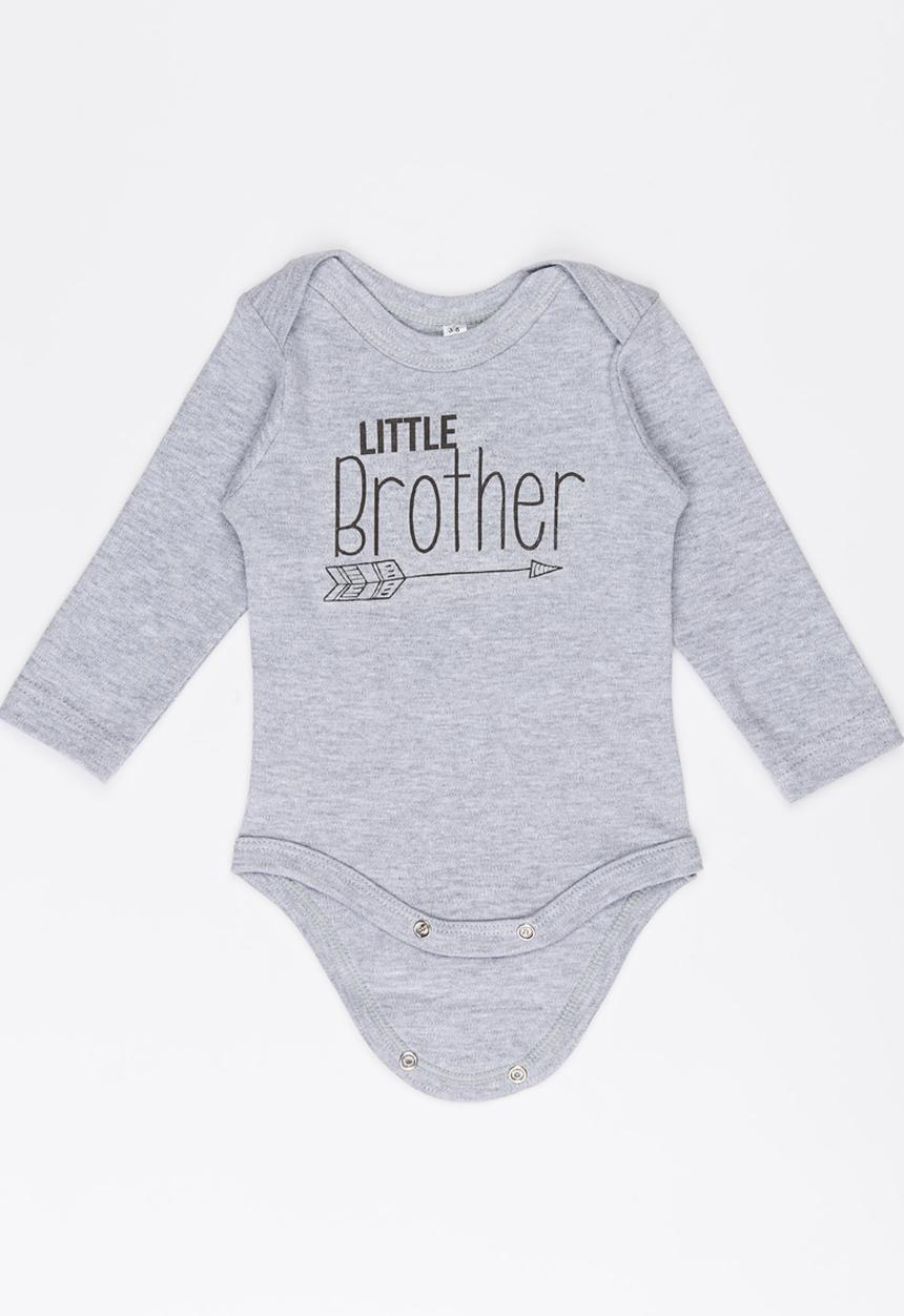 Funky Shop - Slogan Baby Grow Grey