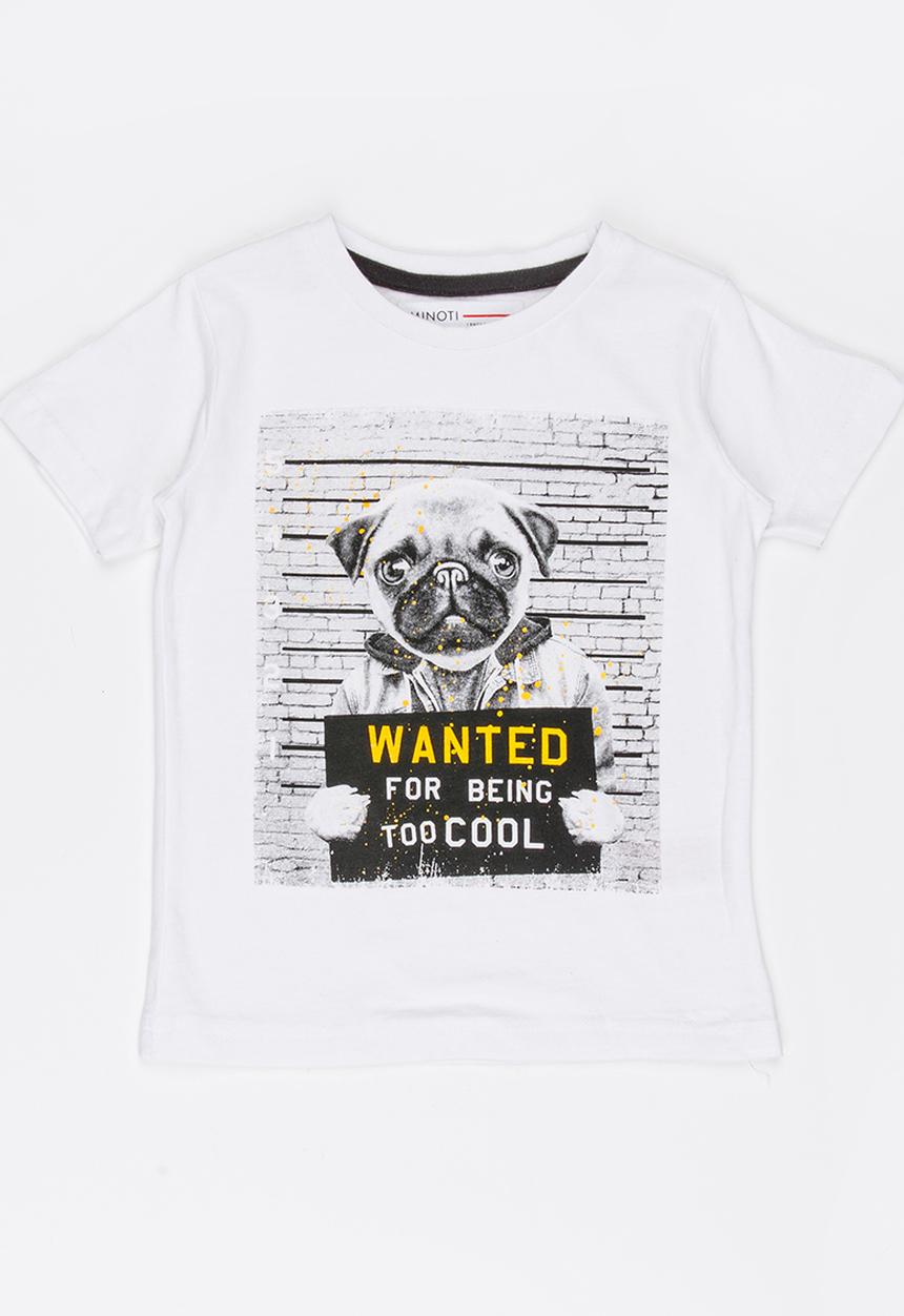 MINOTI - Printed Tee White