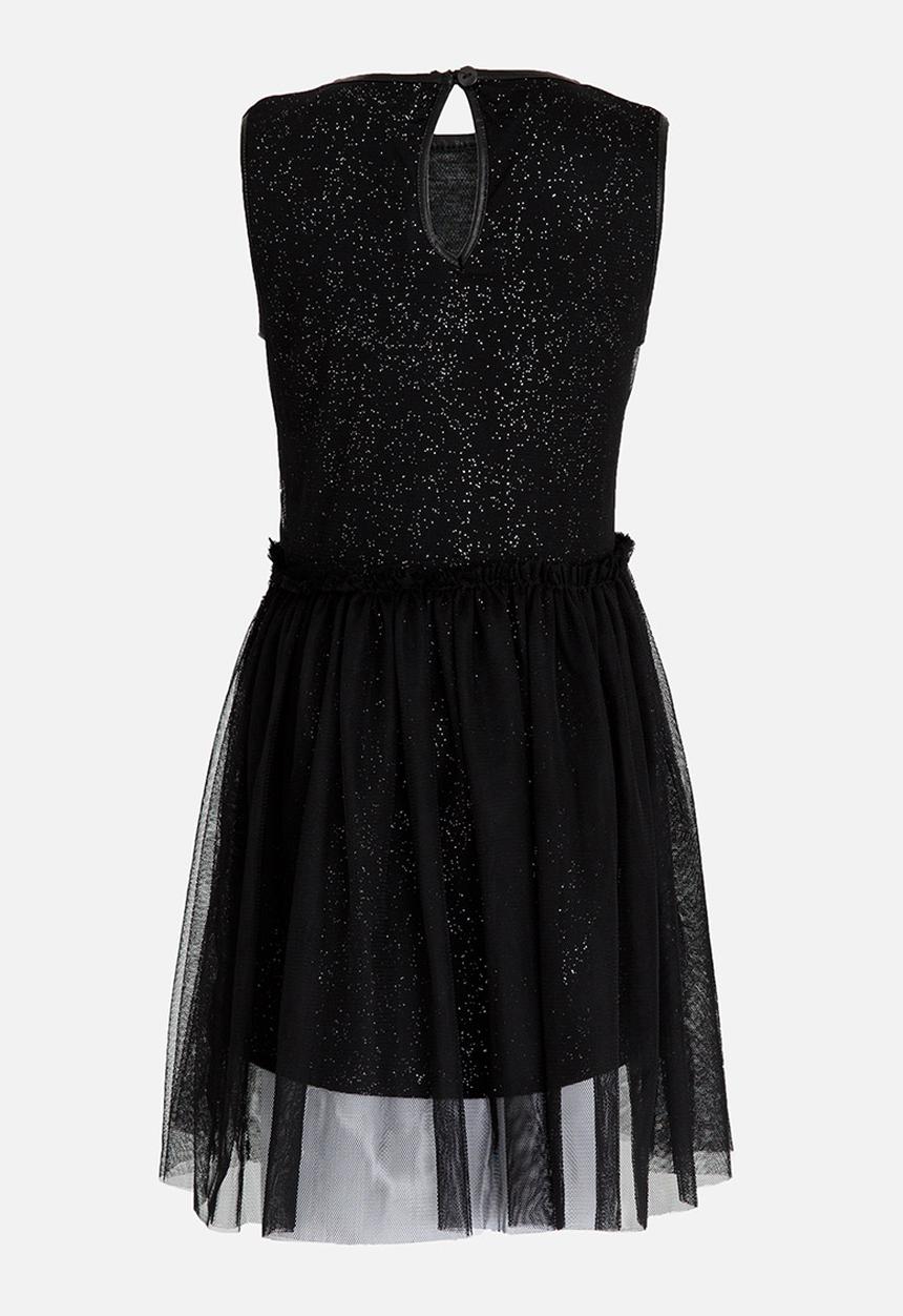 MINOTI - Glitter Print Tutu Dress Black