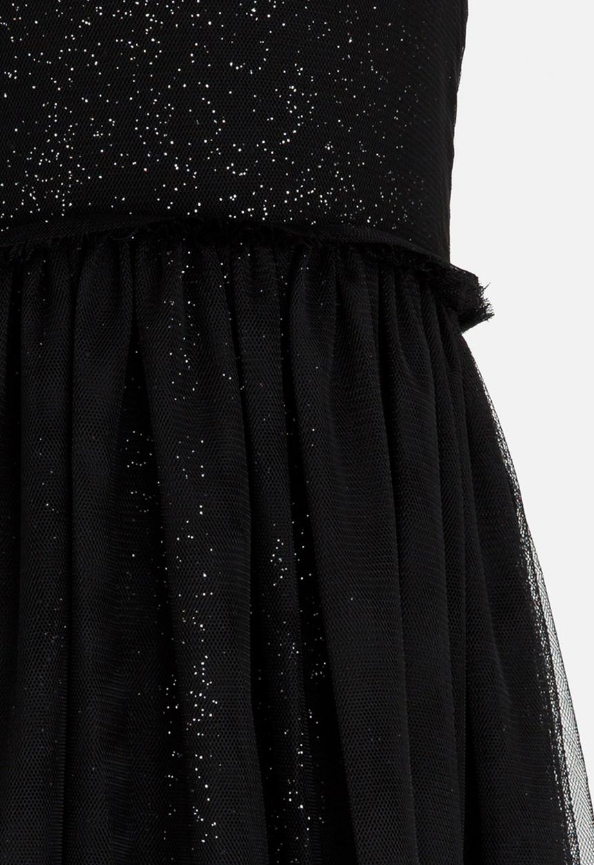 MINOTI - Glitter Print Tutu Dress Black