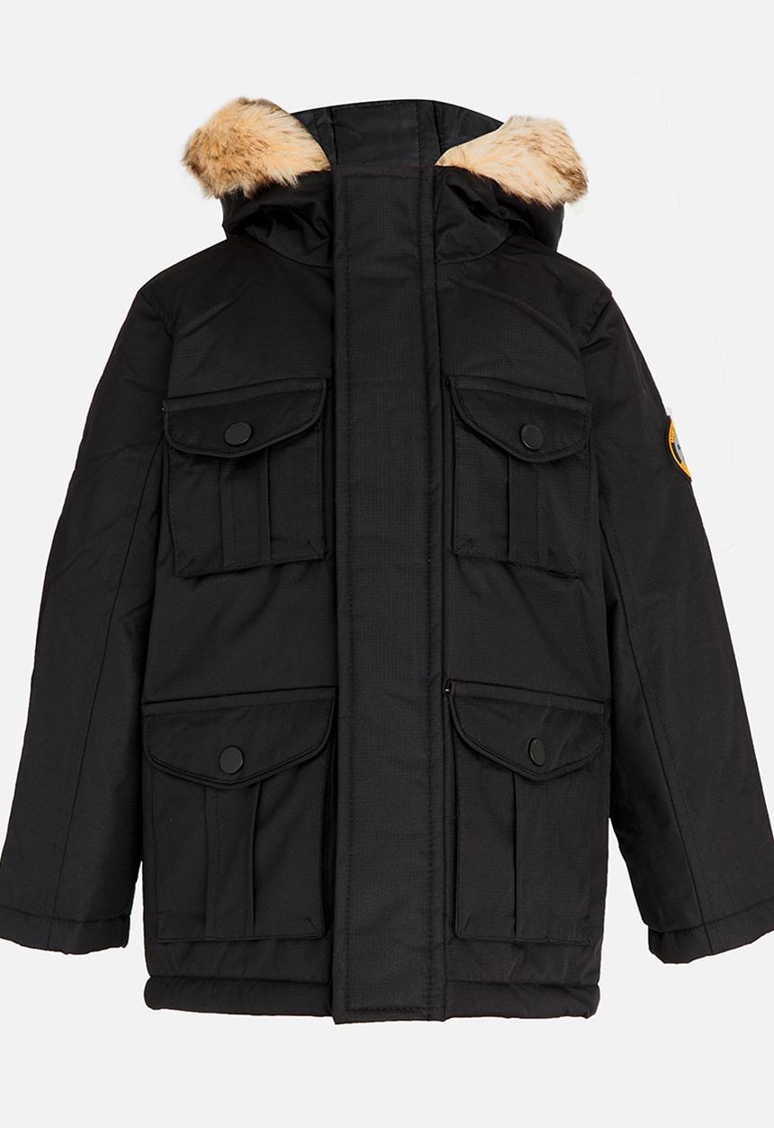 Brave Soul - Boys Parker Jacket Black