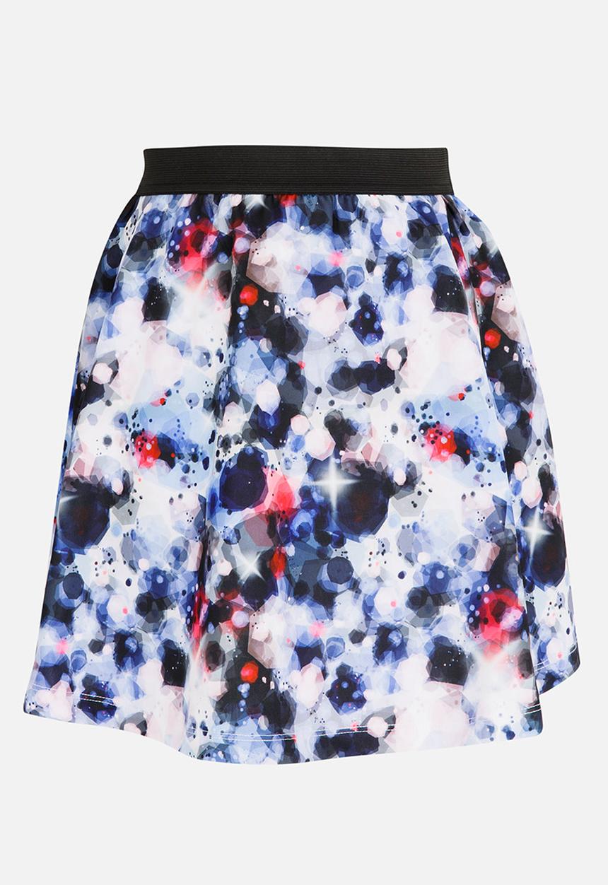 MINOTI - Printed Skater Skirt Multi-colour