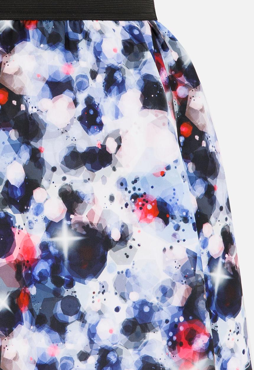 MINOTI - Printed Skater Skirt Multi-colour