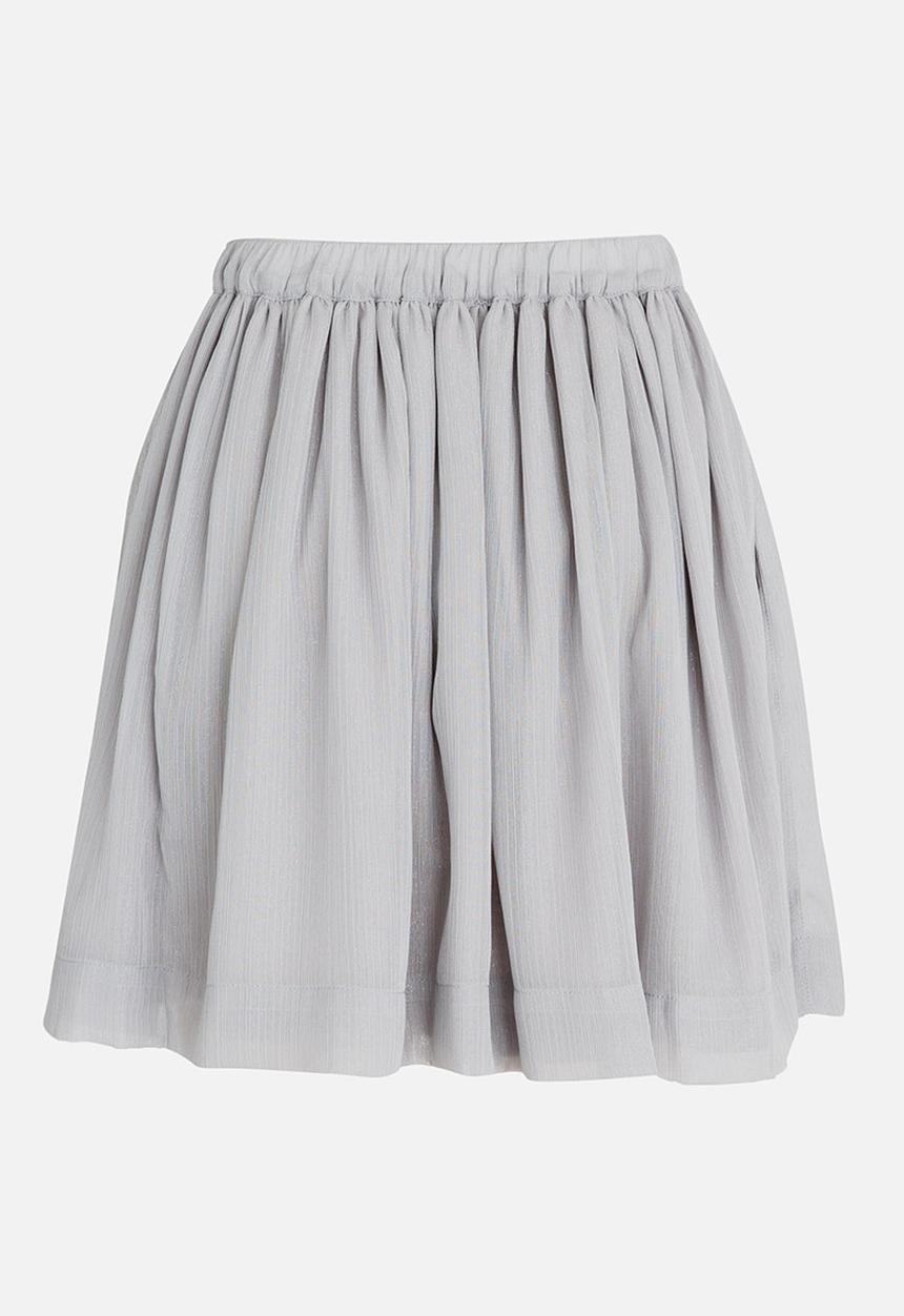 MINOTI - Full Textured Skirt Mid Grey